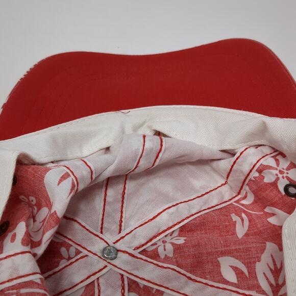 Ha Strapback Baseball Cap Multicolor One Size Adjustable Floral Print Blank - Picture 8 of 9